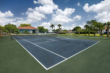 Lighted Tennis Court